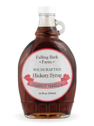 Brandy/vanilla Hickory Syrup - 12 Oz for wholesale by FALLING BARK FARM