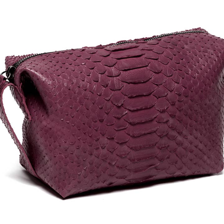 Rivers Eight – Großhandel Kosmetiktasche – Damen – Künstlicher Python-Kulturkoffer