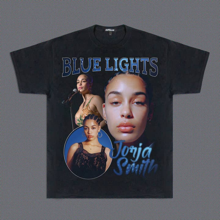 Jorja Smith Blue Lights Tee for wholesale by Zufällig