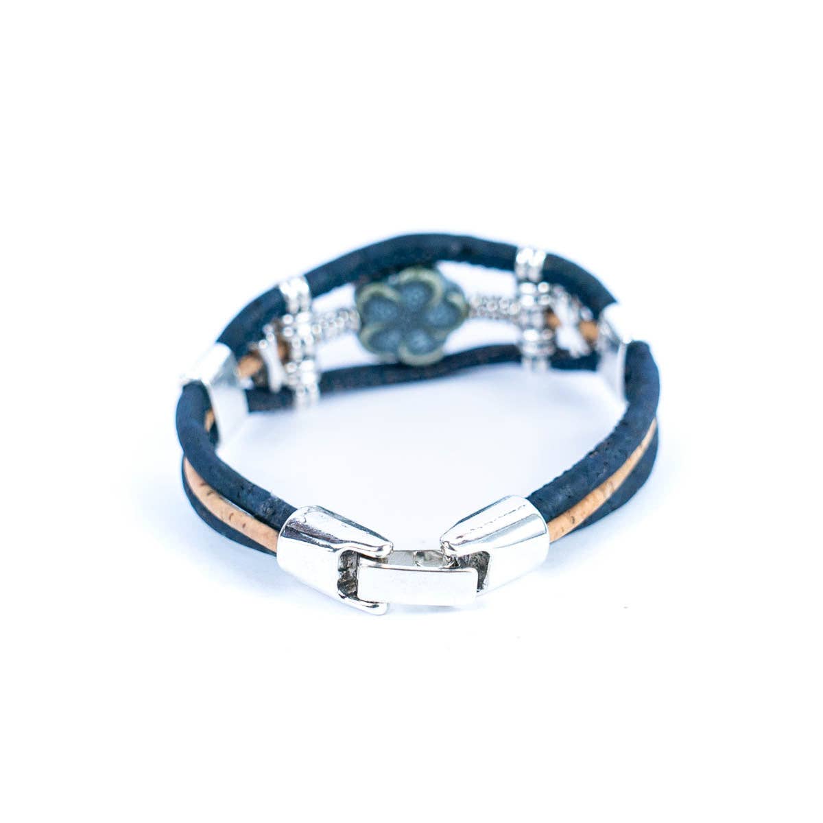 Meninas Bonitas Cork - Wholesale Armband met kralen - Gekleurde porseleinen kralen handgemaakte vriendschapsarmband BR-501-MIX-55