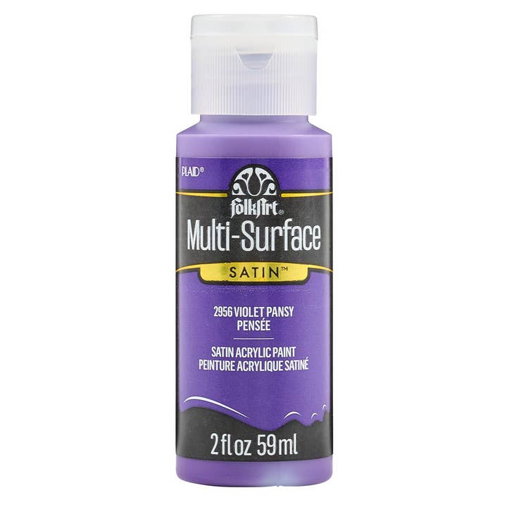 Plaid Crafts - Wholesale Acrylic Paint - FolkArt Multi-Surface Satin Acrylic Paint 2 oz100