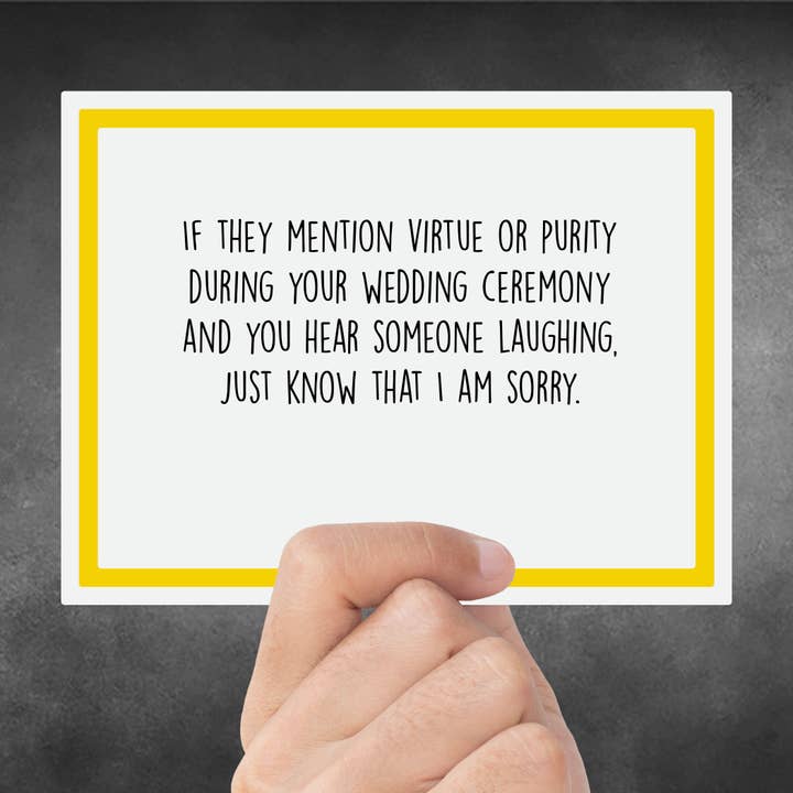 Snarky Card - Wedding - If They Mention for wholesale by Snarky Megs