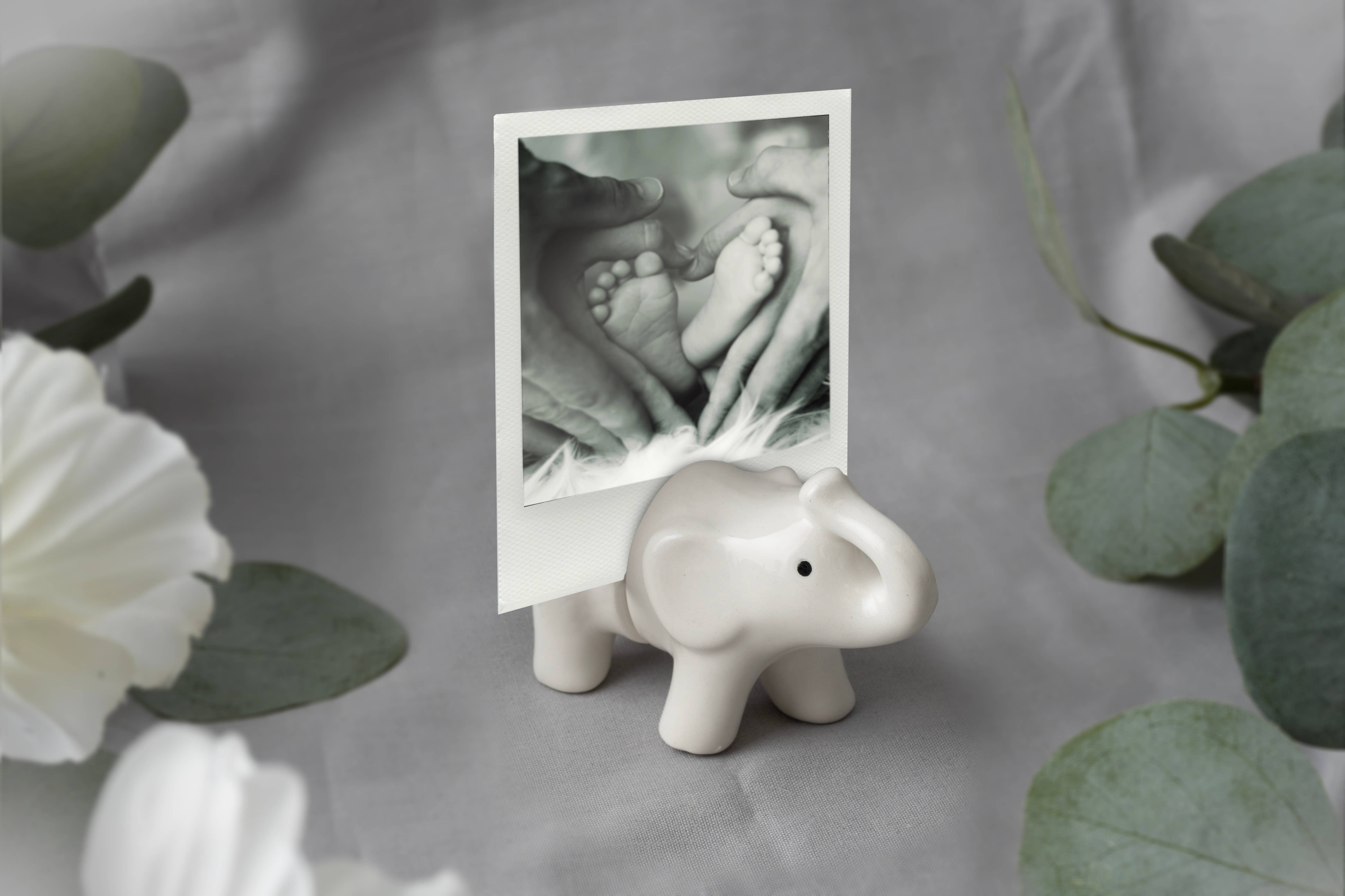 CGB Giftware – wholesale Picture frame – Send With Love Ceramic Elephant Photo Holder In Gift Box