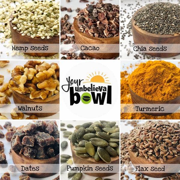 Your UnbelievaBowl – wholesale Protein/superfood powder – Focus Superfood Boost (Divine Date & Walnut blend)4