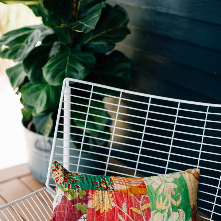 Ten Thousand Villages - Wholesale Throw/Decorative Pillow - Sari Motif Cushion2