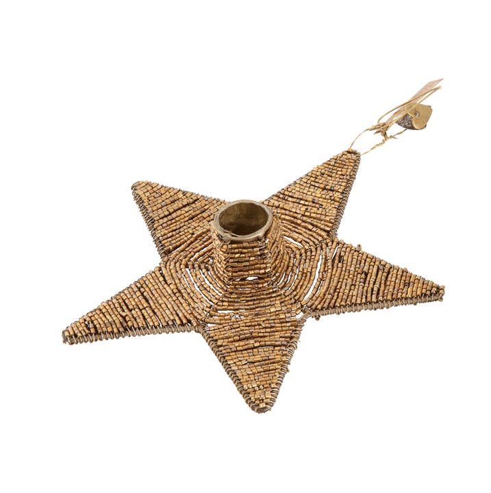 Kralen ster kaarsenhouder voor wholesale door Walther & Co.