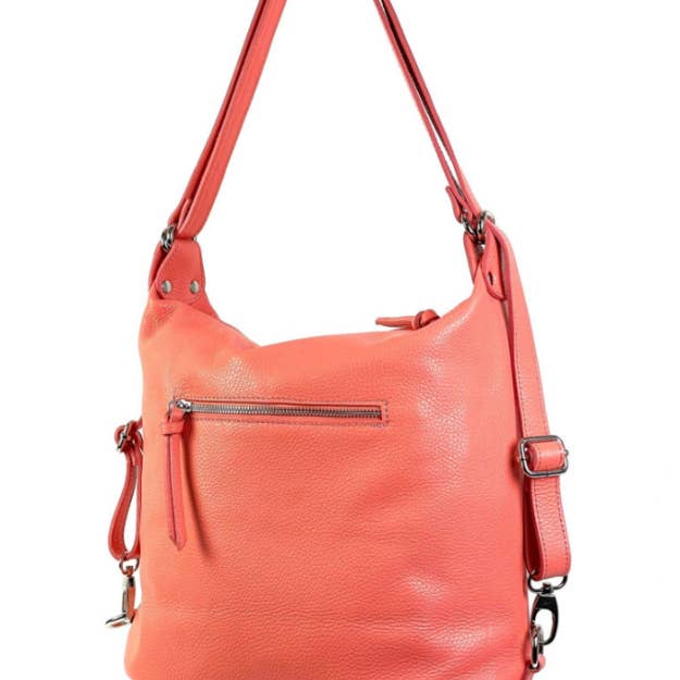 Chenson & Gorett – Großhandel Schultertasche – Damen – Echter Leder-Rucksack, umwandelbar in Schultertasche B2B