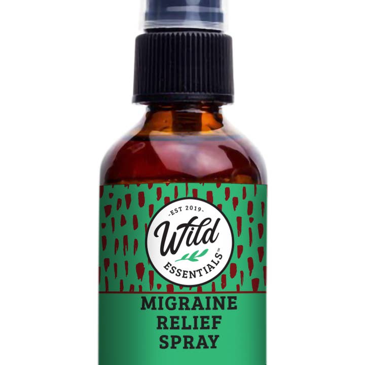 "Migraine Relief" Essential Oil Spray - 2 oz./60ml for wholesale by Wild Essentials