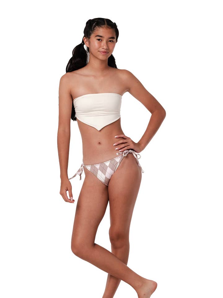 On Point - Cream Bikini Set for wholesale by Submarine