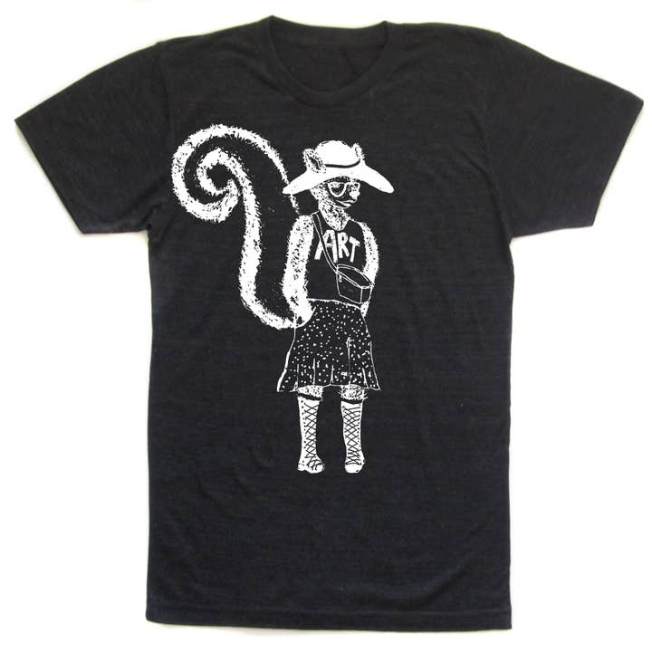 Art Skunk : Unisex Tee for wholesale by Megan Lee Designs