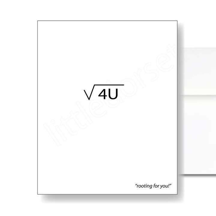 Rooting for You good Luck Card for wholesale by Little Dorset Shop