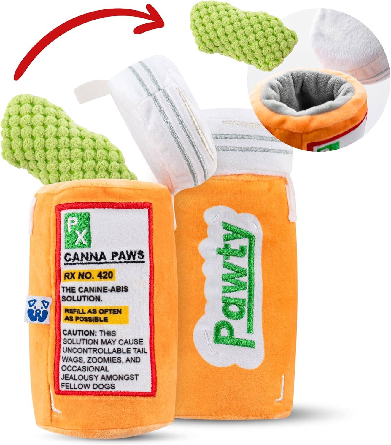 PAWTY Dog Toys – wholesale Pet plush toy – Dog – PAWTY 420 SERIES12