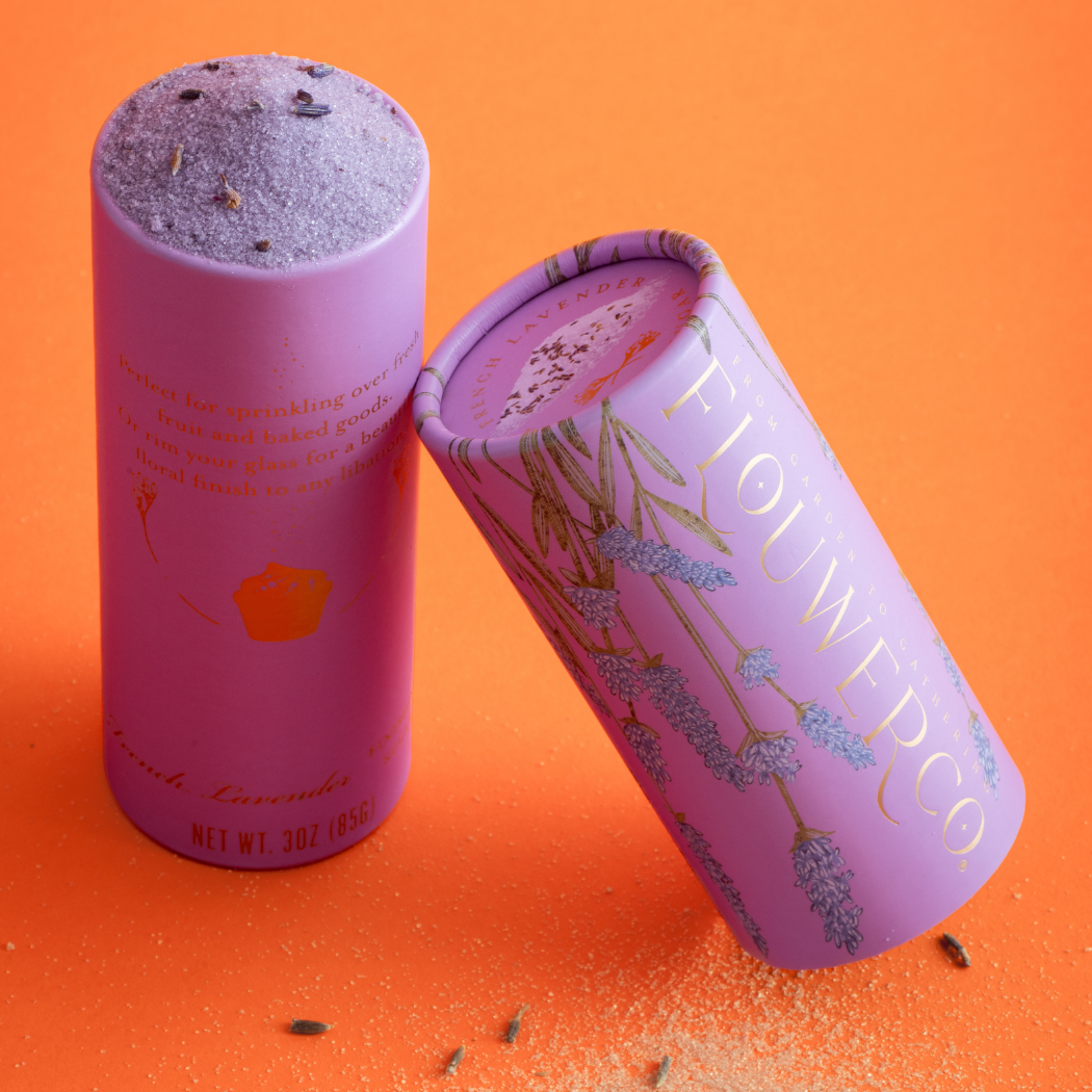 FLOUWER CO. - Wholesale Sugar/Sweetener - Finishing Sugar - French Lavender1