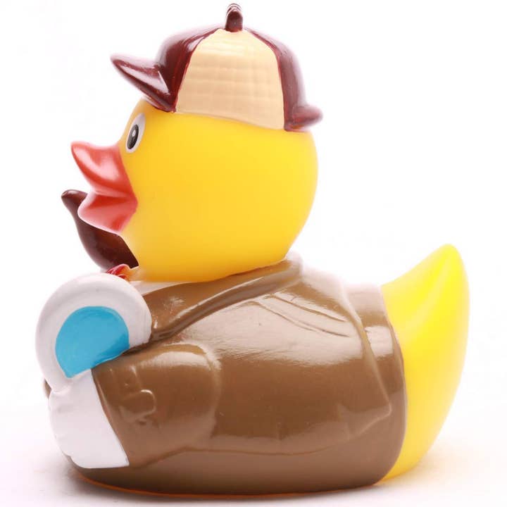 Duckshop - Wholesale Bath Toy - Baby - Rubber Duck Sherlock Holmes - rubber duck