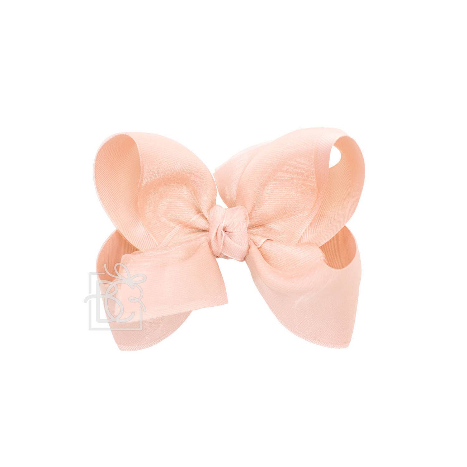 Beyond Creations, LLC – wholesale Hair bow – Kids – LAYERED ORGANZA/GROSGRAIN BOW ON CLIP46