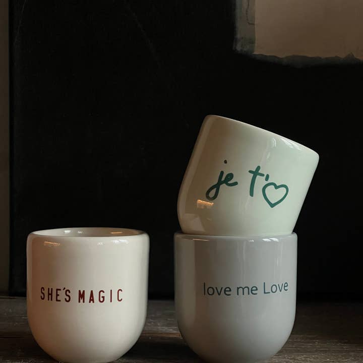 Sisi, house of style - Wholesale Koffiemok - Beker Sisi, Je'team groen
