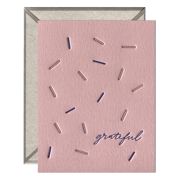 INK MEETS PAPER - Wholesale Thank You Card - Grateful - Thank You card1