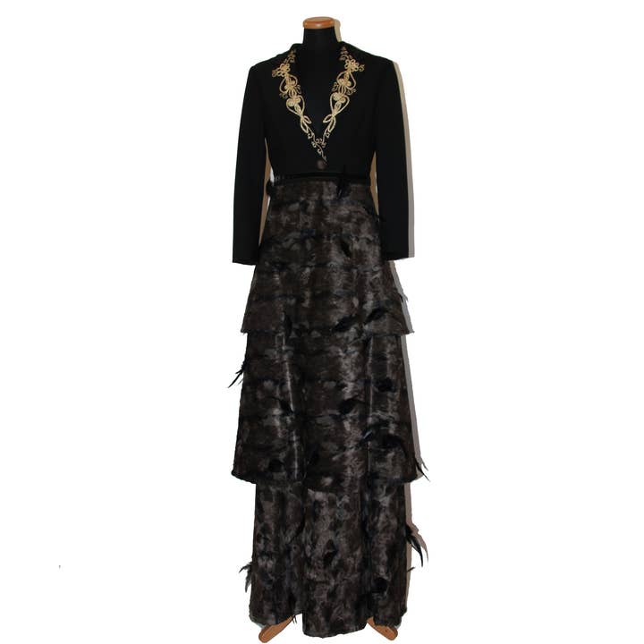 abito sublime, fatto a mano italia per la vendita all'ingrosso da parte di Ana Cris Couture