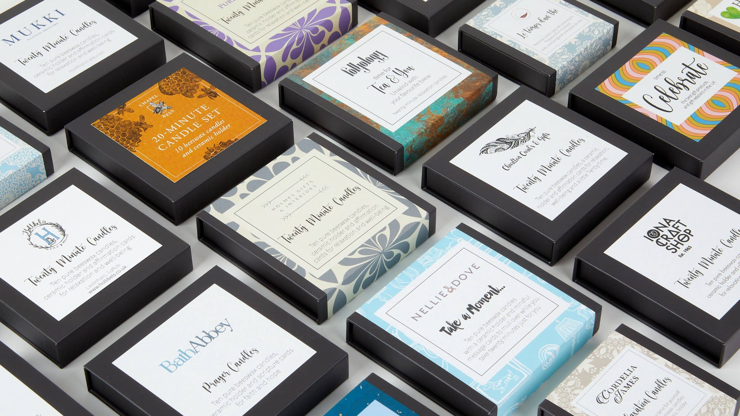 Cotton & Grey - Wholesale Tapered Candle/Candlestick - Bespoke Mini Candles1