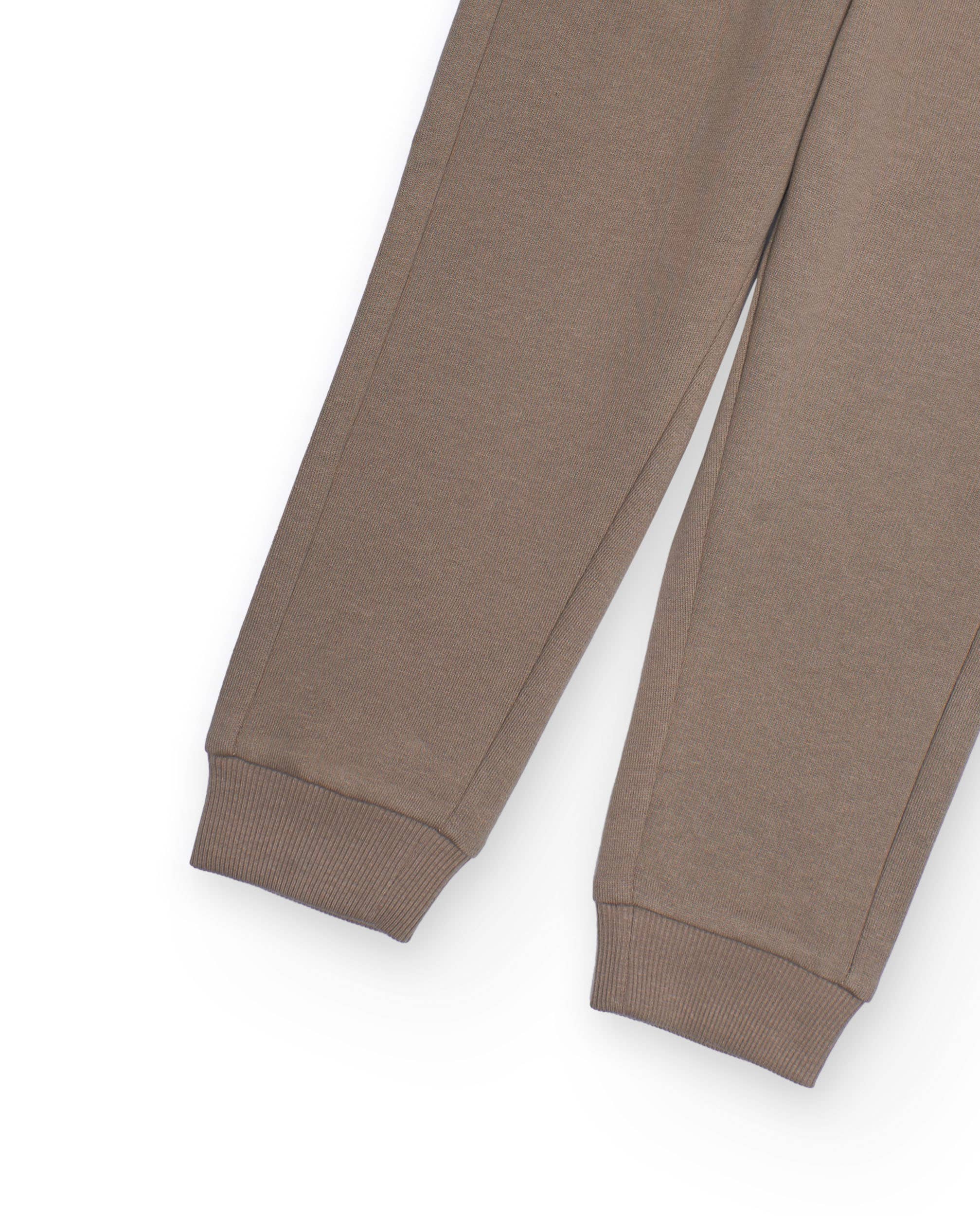 tuc tuc - Wholesale Pants - Kids - Taupe jogger pants for boys with an elastic waistband3