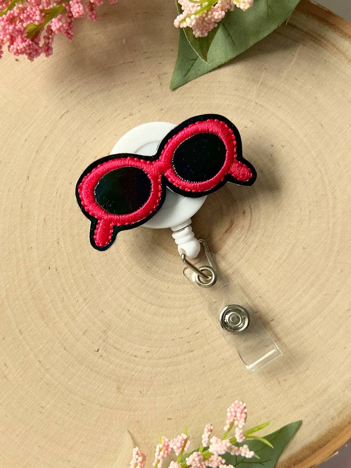 Vintage Sunglasses Pediatric Nurse Medical Badge Reel for wholesale by Meeko’s Must Haves