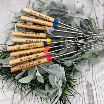 Knock On Wood - Wholesale Kitchen Tool/Gadget - Marshmallow Roasting Set1