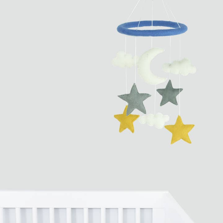 The Winding Road - Wholesale Baby Mobile - Baby Mobile - Stars and Moon - Nursery Decor