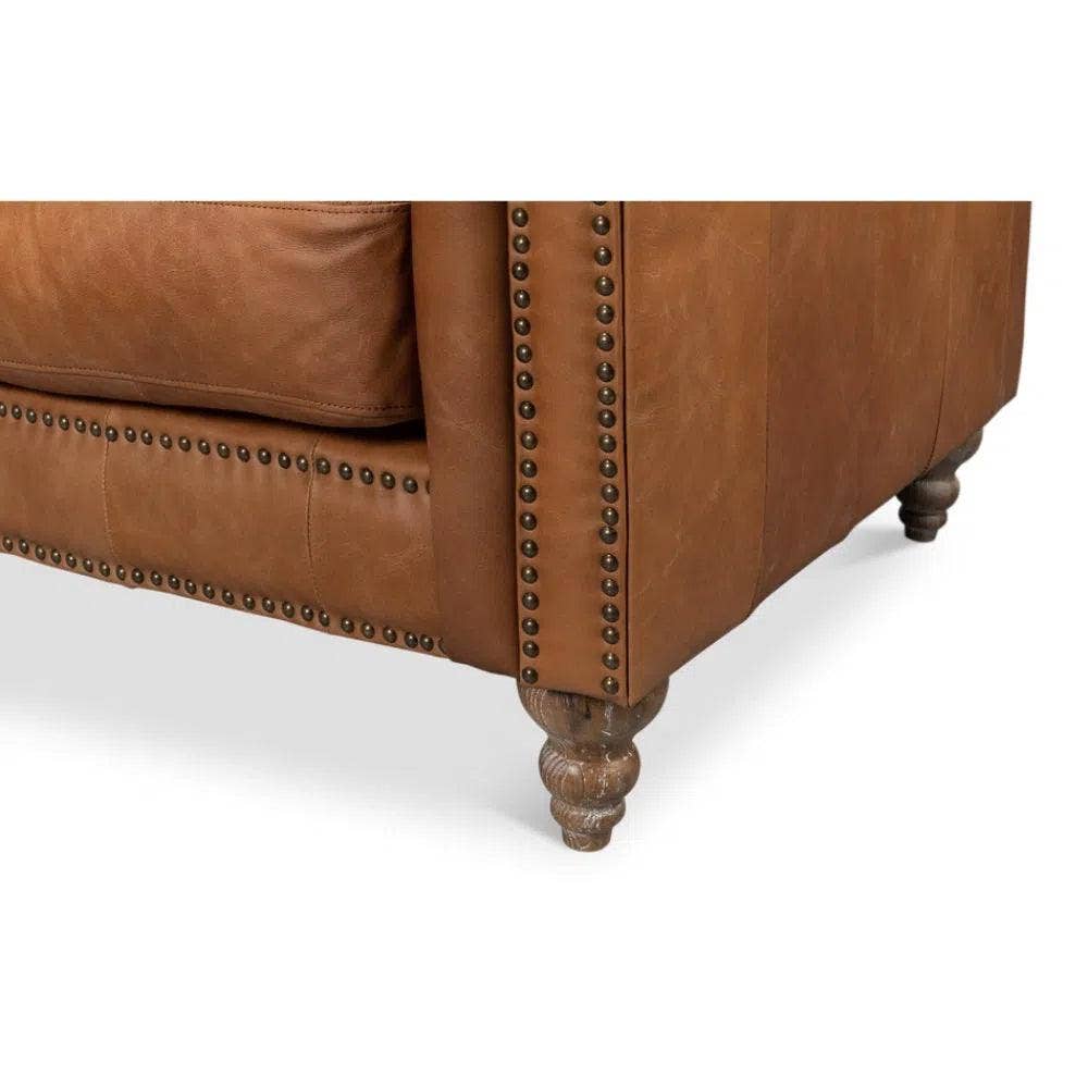 LOOMLAN - Wholesale Sofa - Chesterfield Kingston Sofa Tan Leather9