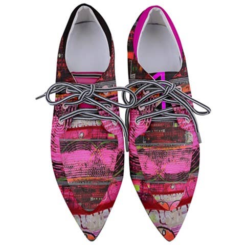 Chaussures Oxford Bowie roses pour la vente par Wendy Costa Studio