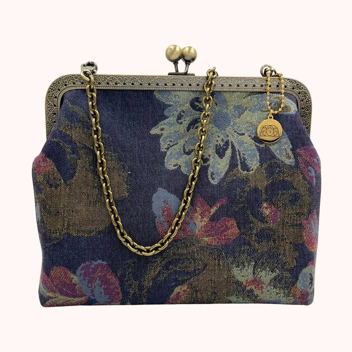ANDREINA Bleu Denim Floral pour la vente par Giratine