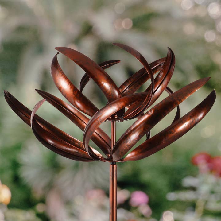Marissa's Gifts - Wholesale Wind Spinner - Burghley garden wind sculpture spinner bronze