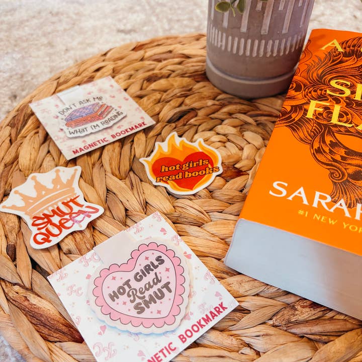 Kate’s Creations - Wholesale Sticker - Go Away I'm Reading Pink Stop Sign Sticker3