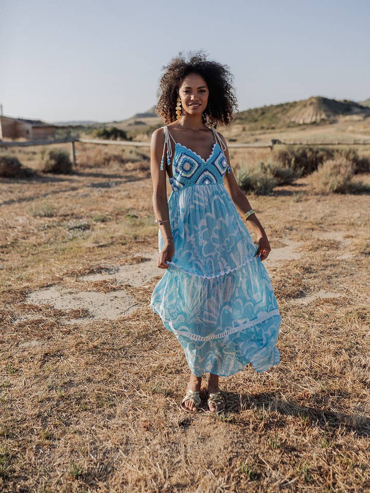 SHELL LANGE JURK HAAKWERK voor wholesale door Piti Cuiti