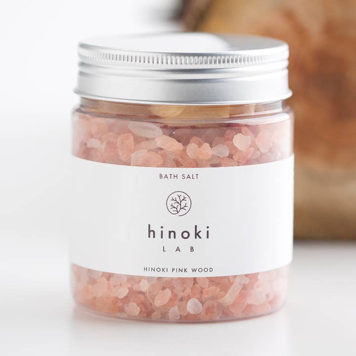 hinoki LAB Bath Salt Pink Wood 300g for wholesale by hinoki LAB