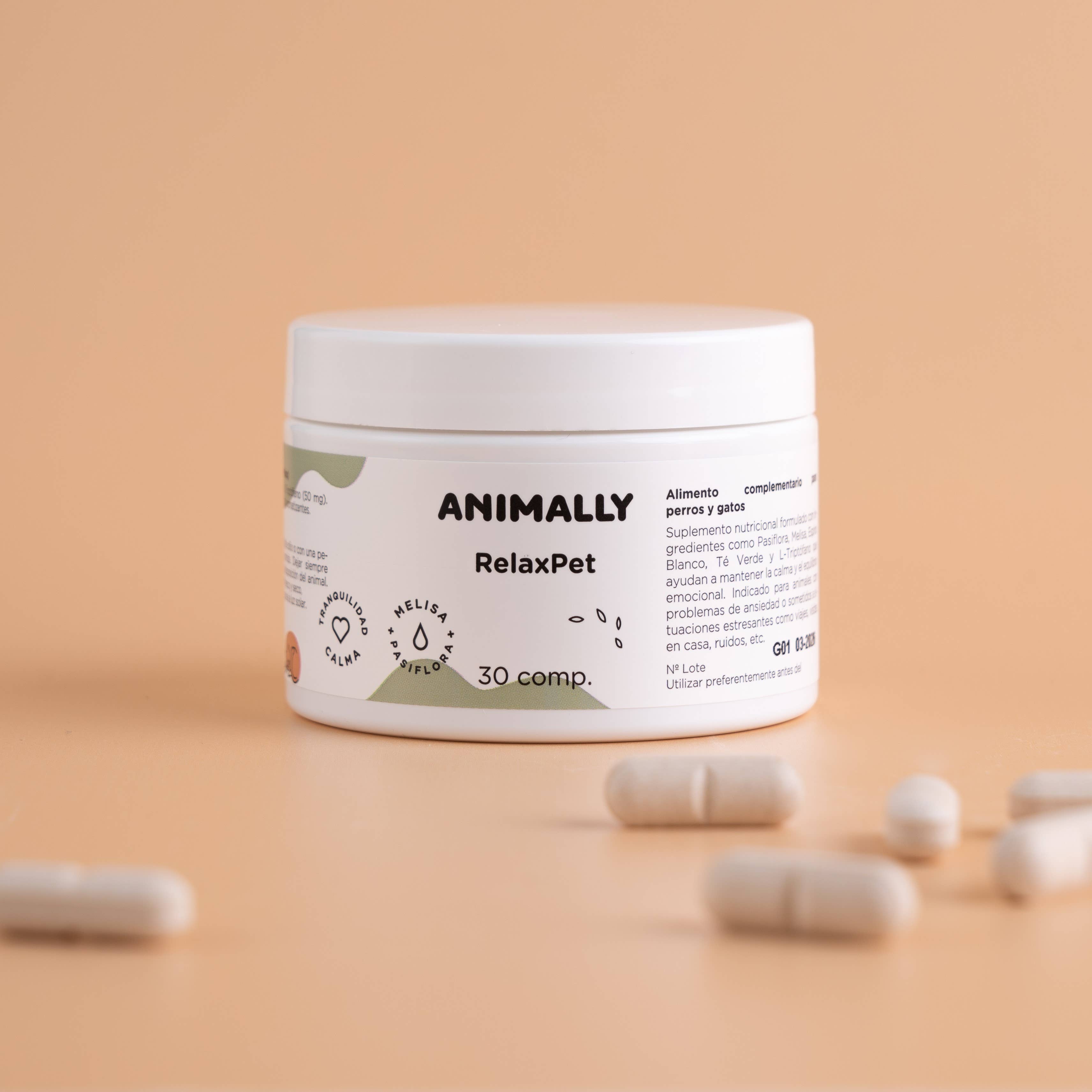 ANIMALLY -  Taking care of your pet's health - - Wholesale Pet Supplement - Cat/Dog - RelaxPet 30 PCS1