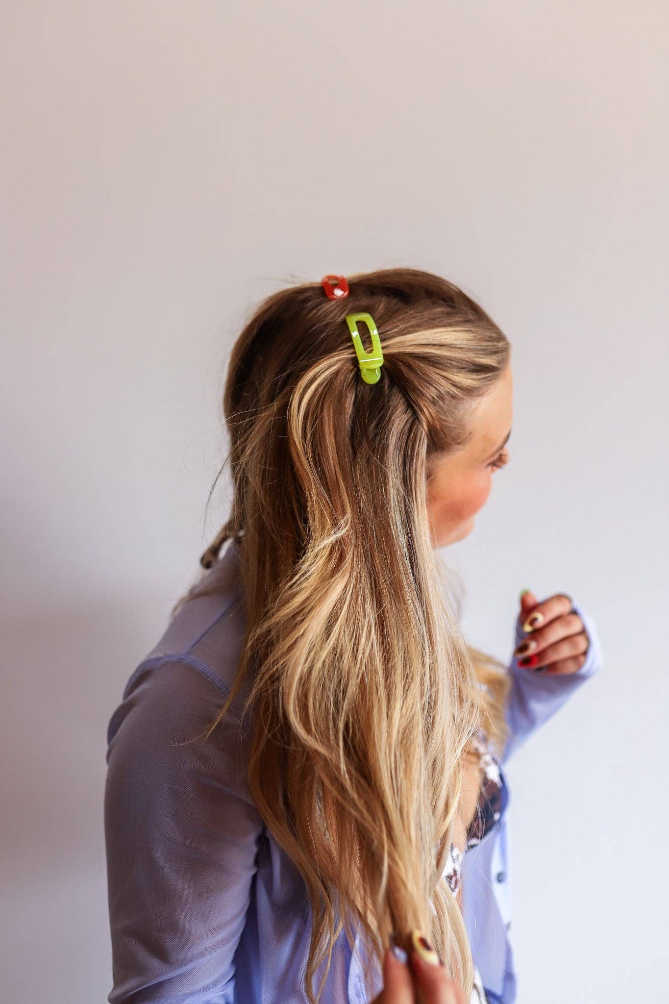 KAXI - Wholesale Hair Clip - Women's - JELLY MINI LAY DOWN CLAW6