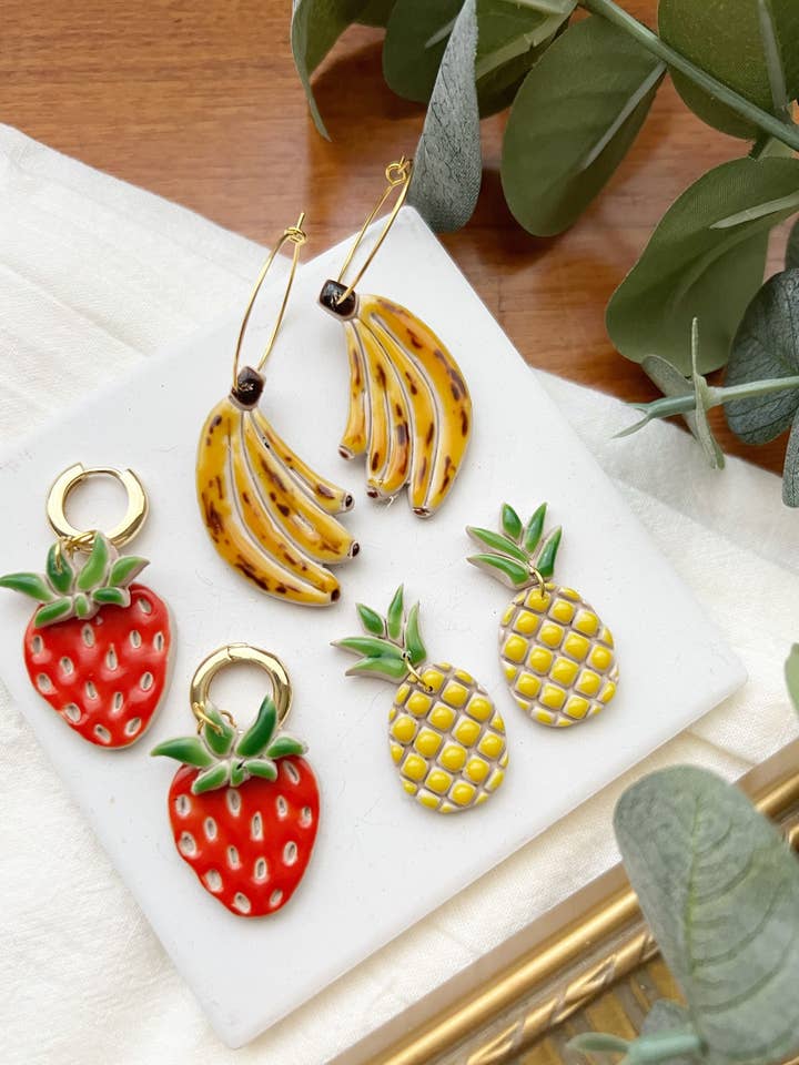 „Glaseret keramik“ inspireret frugtsalat for engroshandel hos Frida Smallo Designs