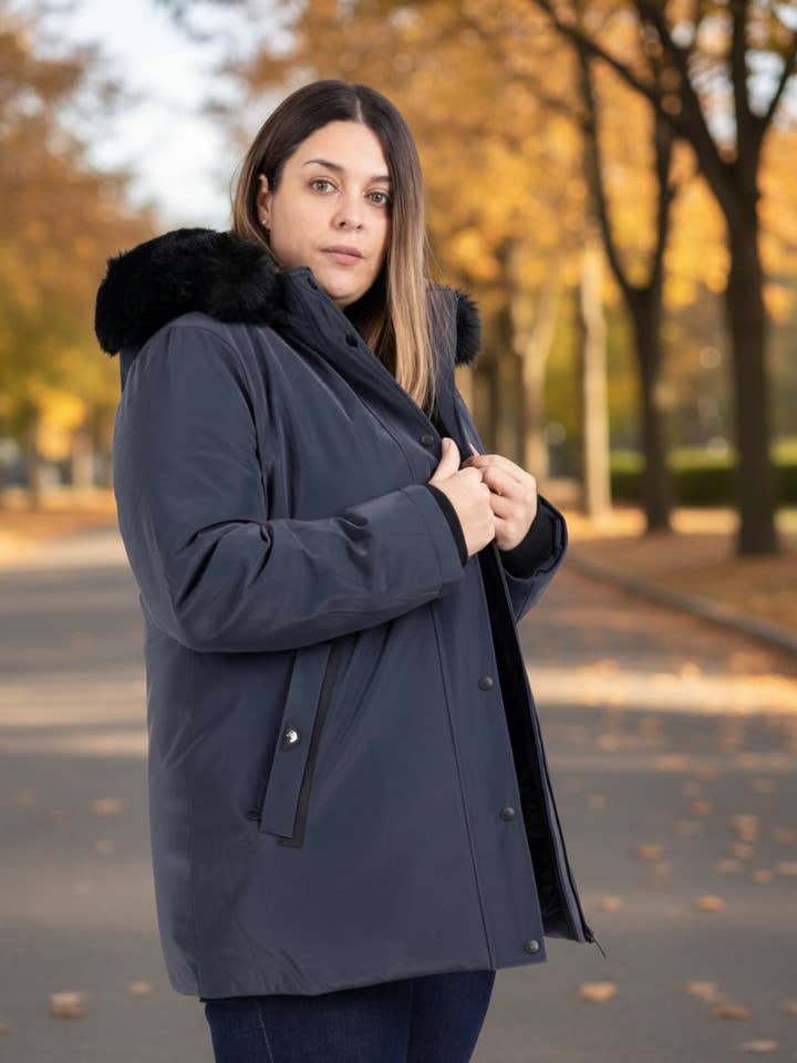 Saturne Paris - Order By Item (S To 5XL) - Wholesale Puffer Jacket - Women's - TG71W41 - Waterproof Warm - Plus Size0