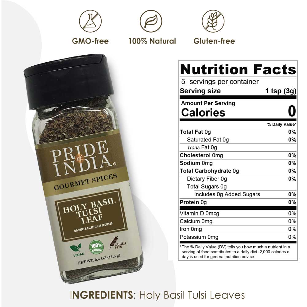 PRIDE INDIA BRANDS - Wholesale Herbs - Natural Tulsi Holy Basil Leaf Whole4