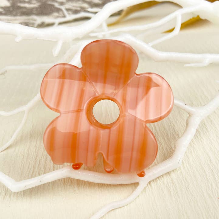 mildstyles - Wholesale Hair Clip - Women's - Wood grain flower hair claw clip11