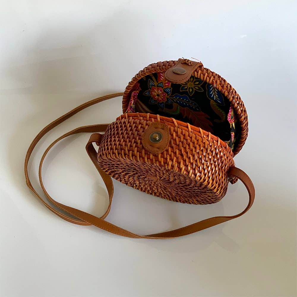 VIE - Wholesale Crossbody Bag - Women's - Rattan Roundy Bag13
