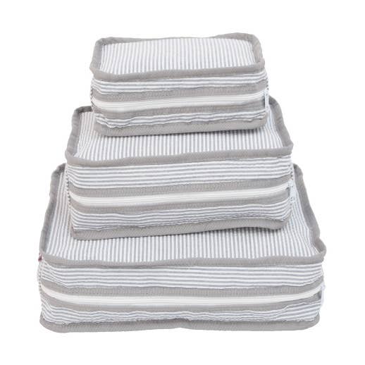 Set apilable Seersucker gris | Mint para venta al por mayor de Mint