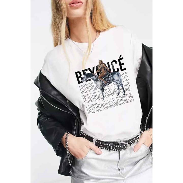 RENAISSANCE WOMEN GRAPHIC TEE for wholesale by crashangel.us