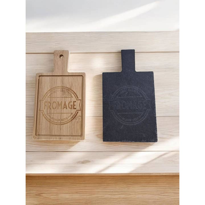 Geko Products – wholesale Kitchen appliance – Wood & Slate Mini Platters, Display Pack of 24