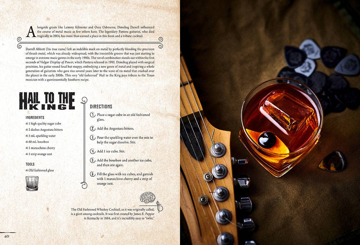 Insight Editions - #1 Pop Culture Publisher - Vente Livre sur la mixologie et les boissons - Cocktails Métal : Le Meilleur du Métal & de l'Alcool (SUPER PROMO !)2