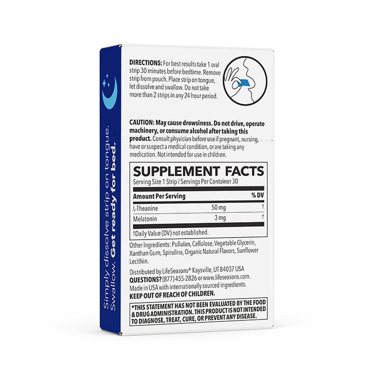 LifeSeasons - Wholesale Oral Supplement/Vitamin - Rest-ZZZ Oral Strips1