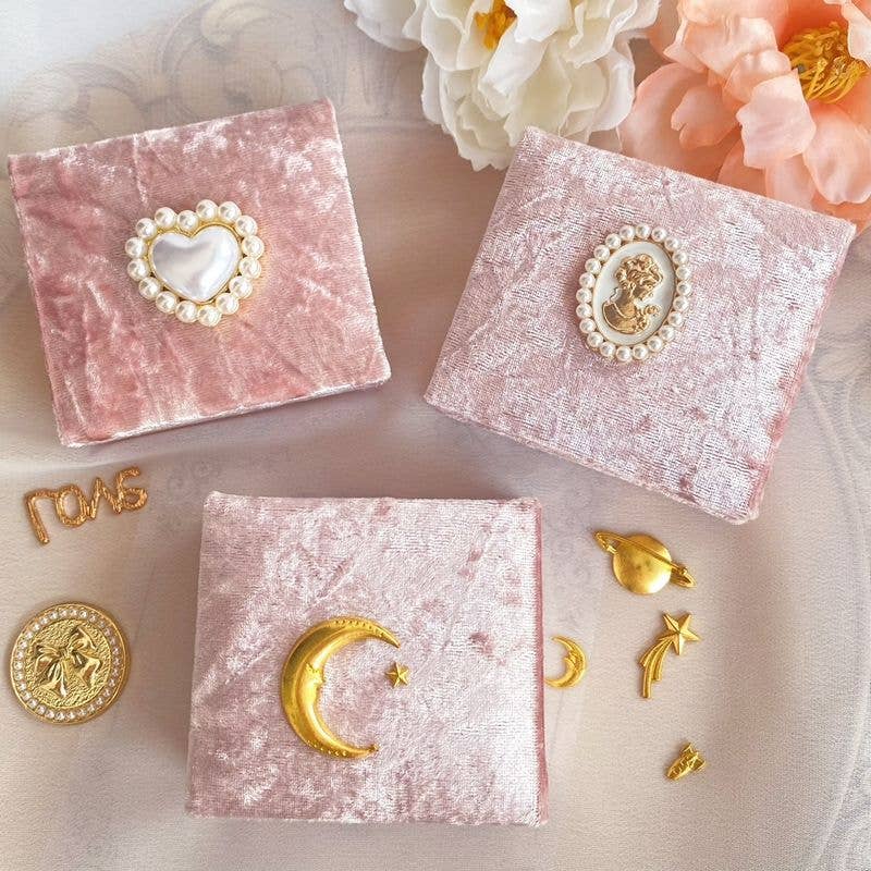 Dipped Shop - Wholesale Jewelry Box/Organizer - Pink Plush Portable Jewelry Case DPC2516185