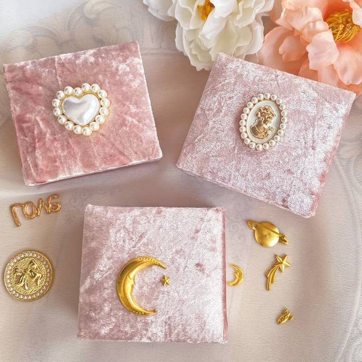 Dipped Shop - Wholesale Jewelry Box/Organizer - Pink Plush Portable Jewelry Case DPC2516185