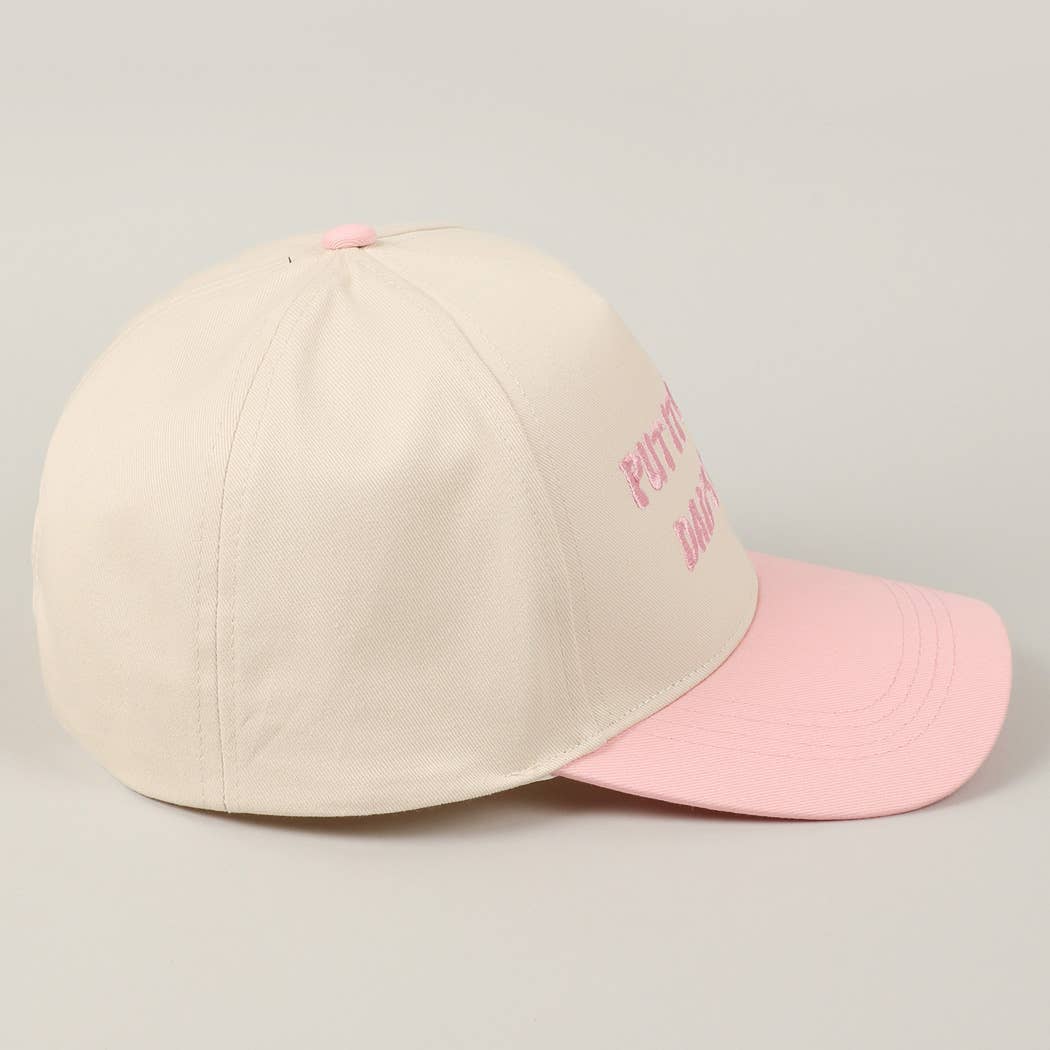 Fashion City - Wholesale Baseball Cap - Unisex - Put It On My Dad's Tab Embroidery Two-Tone Hat51