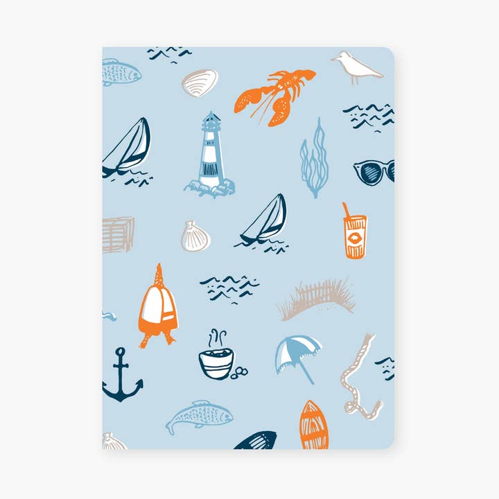 2021 Co. - Wholesale Journal/Diary - New england patterned pocket journal